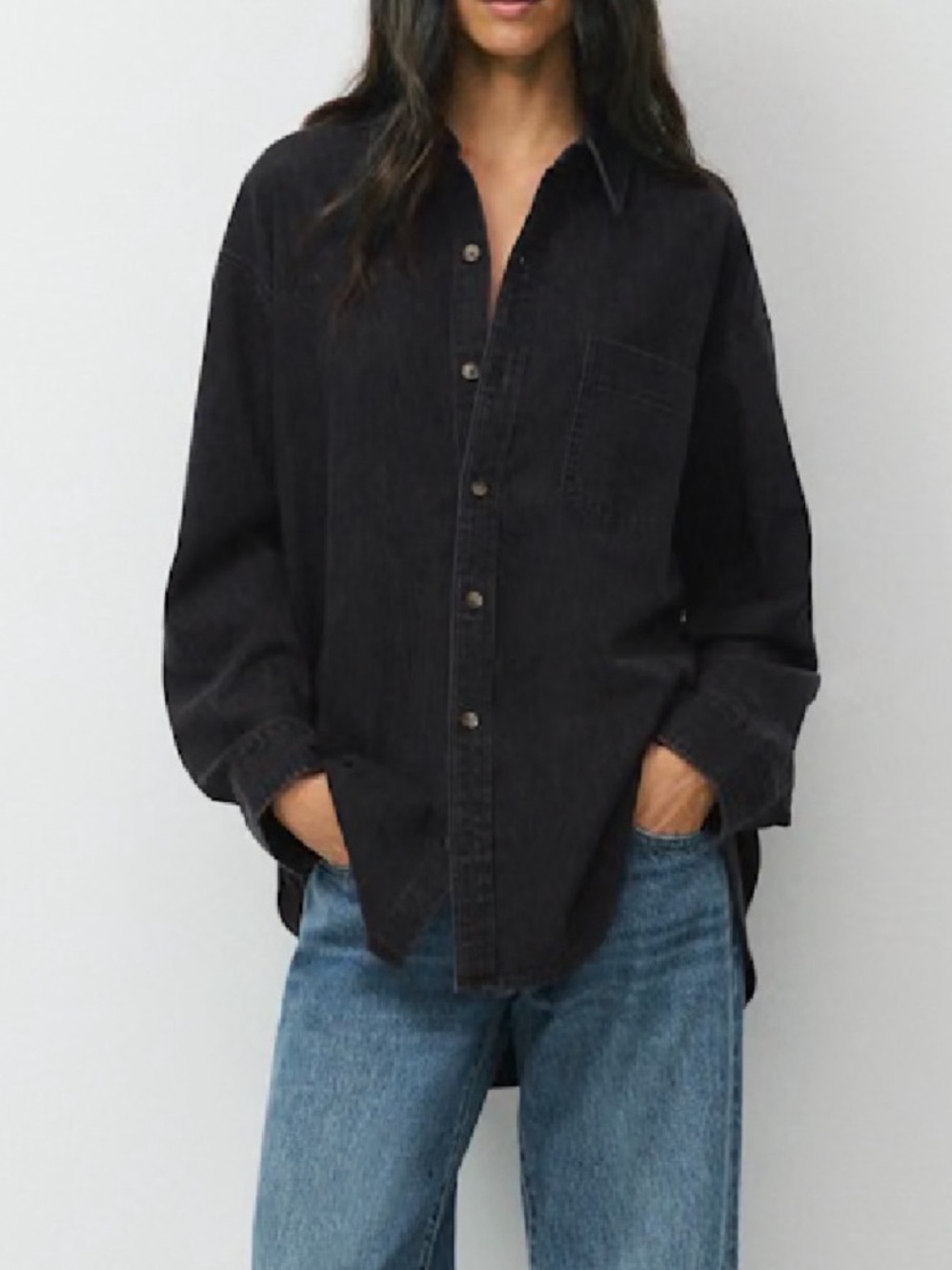 Aritzia Denim Forum The '80s Comfy Denim Shirt